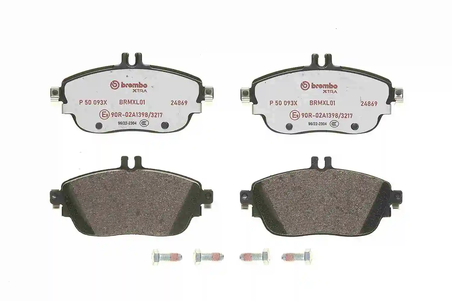 Kit de plaquettes de frein, frein à disque BREMBO P 50 093X