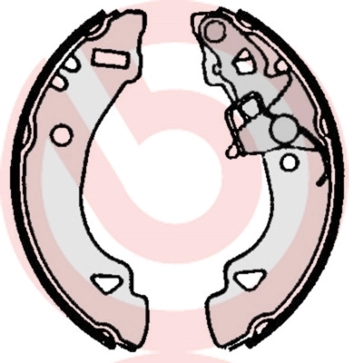 Jeu de mâchoires de frein BREMBO S 23 512