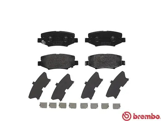 Kit de plaquettes de frein, frein à disque BREMBO P 18 024