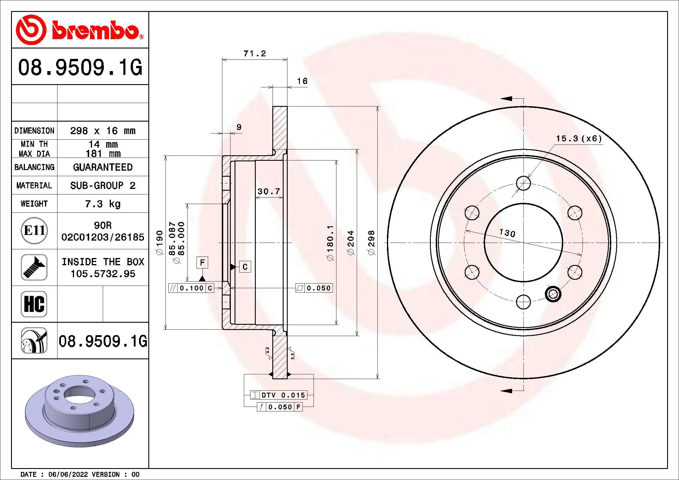 Kit de freins, frein à disques BREMBO KT 10 028