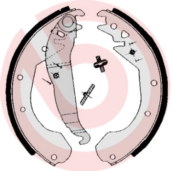 Jeu de mâchoires de frein BREMBO S 59 510