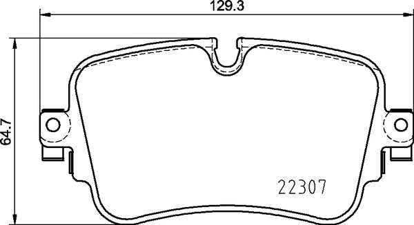 BREMBO P85161 — Колодки гальмівні дискові