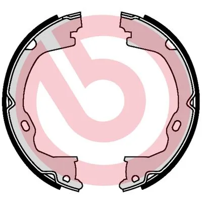 Jeu de mâchoires de frein, frein de stationnement BREMBO S 37 508