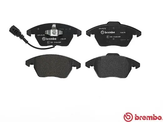Kit de plaquettes de frein, frein à disque BREMBO P 85 075