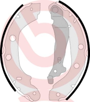 Jeu de mâchoires de frein BREMBO S 56 509