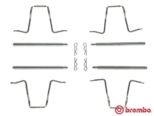 Kit d'accessoires, plaquette de frein à disque BREMBO A 02 274