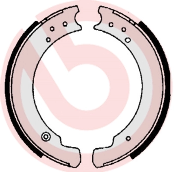 Jeu de mâchoires de frein BREMBO S 44 501