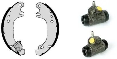 Jeu de mâchoires de frein BREMBO H 68 027