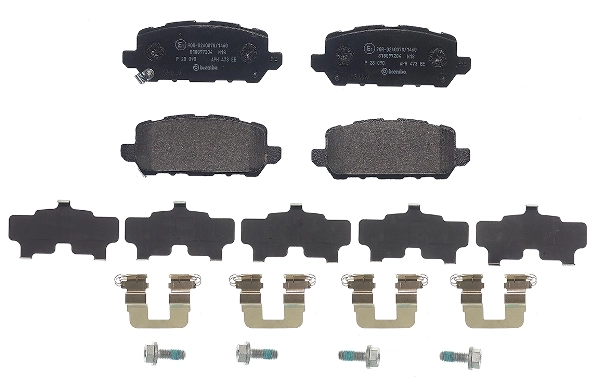 Kit de plaquettes de frein, frein à disque BREMBO P 28 090