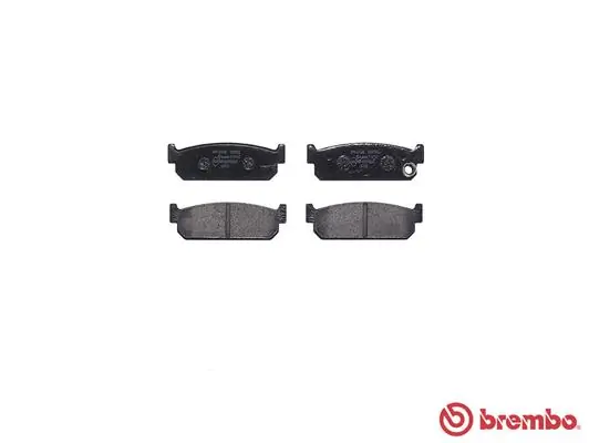Kit de plaquettes de frein, frein à disque BREMBO P 56 067