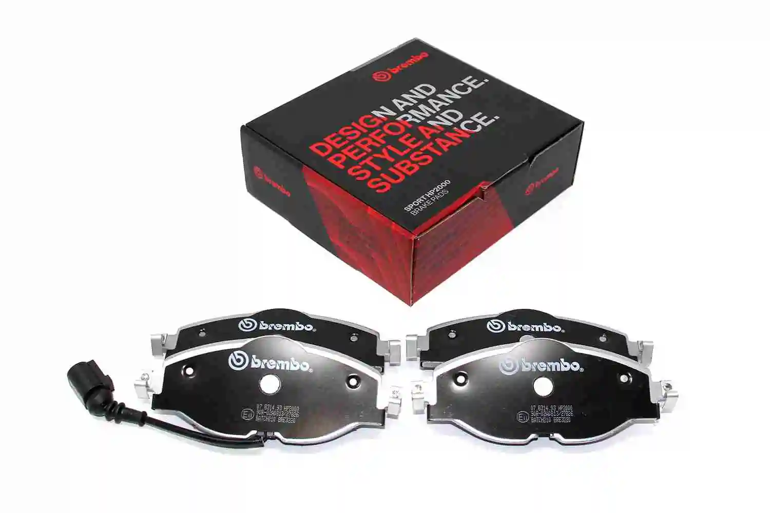 Kit de plaquettes de freins de haute performance BREMBO 07.B314.93