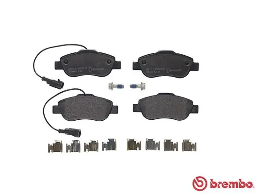 Kit de plaquettes de frein, frein à disque BREMBO P 24 150