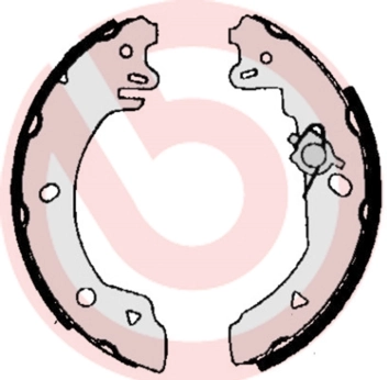 Jeu de mâchoires de frein BREMBO S 24 517