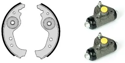 Jeu de mâchoires de frein BREMBO H 23 007