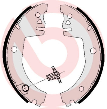 Jeu de mâchoires de frein BREMBO S 85 512