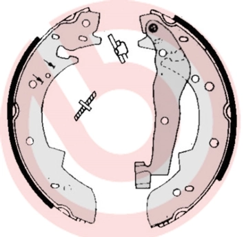 Jeu de mâchoires de frein BREMBO S 68 505