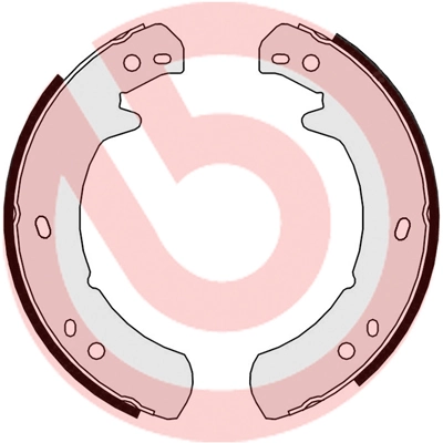 Jeu de mâchoires de frein, frein de stationnement BREMBO S 44 507