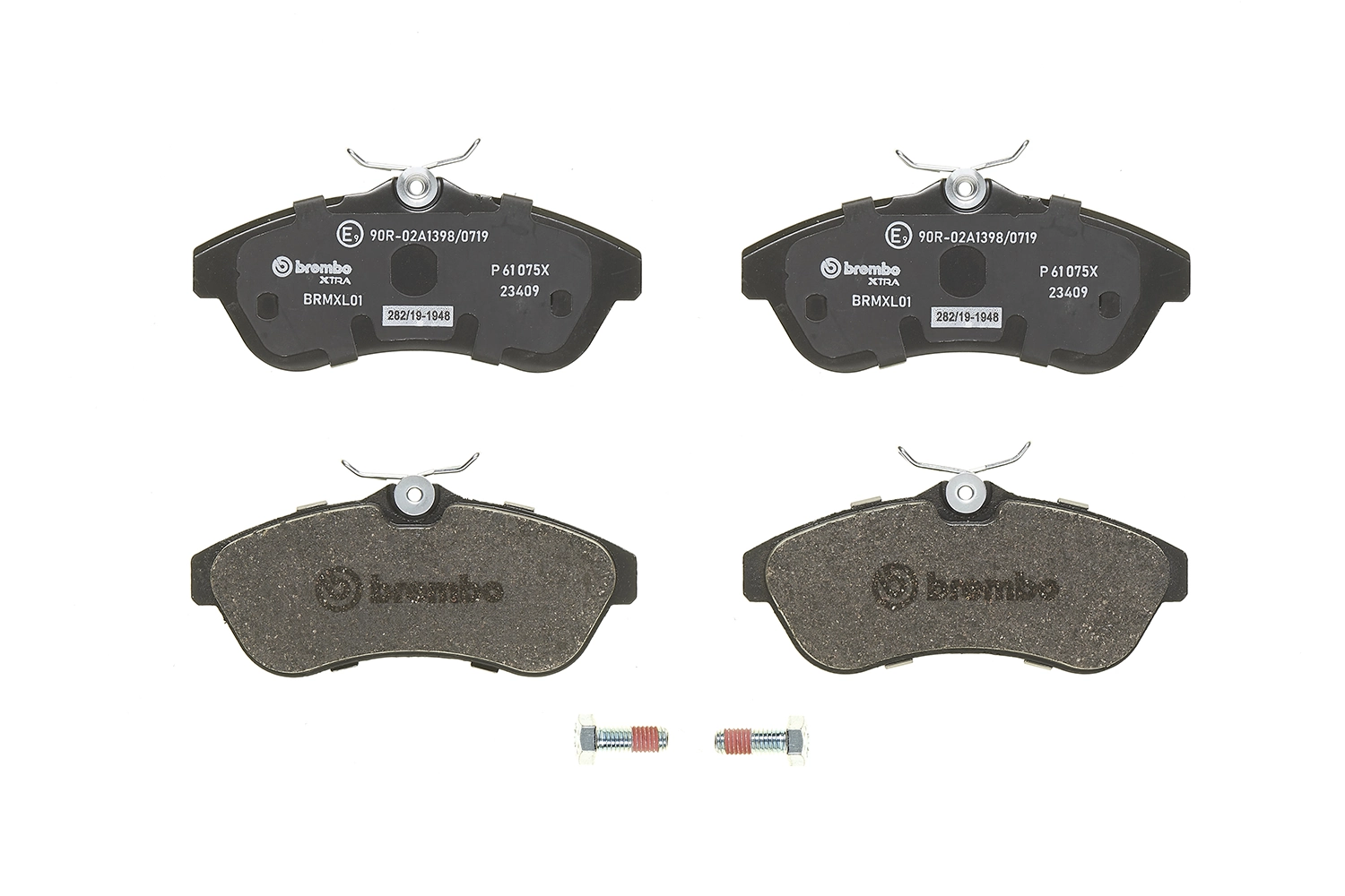 Kit de plaquettes de frein, frein à disque BREMBO P 61 075X