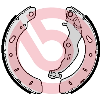 Jeu de mâchoires de frein BREMBO S 24 551