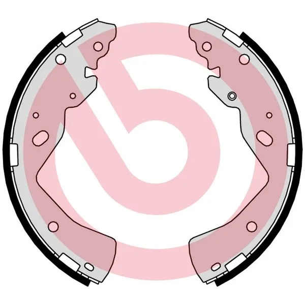 Jeu de mâchoires de frein BREMBO S 49 527