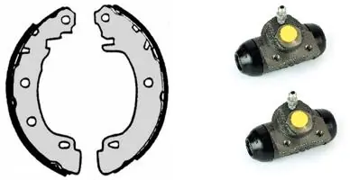Jeu de mâchoires de frein BREMBO H 68 070