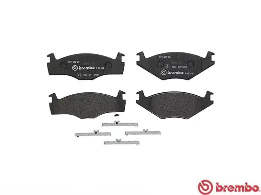 Kit de plaquettes de frein, frein à disque BREMBO P 85 012