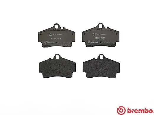 Kit de plaquettes de frein, frein à disque BREMBO P 65 008