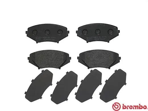 Kit de plaquettes de frein, frein à disque BREMBO P 49 034
