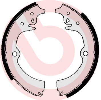 Jeu de mâchoires de frein BREMBO S 61 505