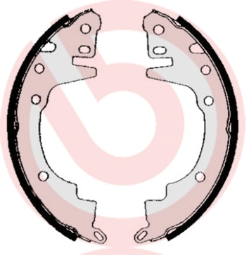 Jeu de mâchoires de frein BREMBO S 54 504