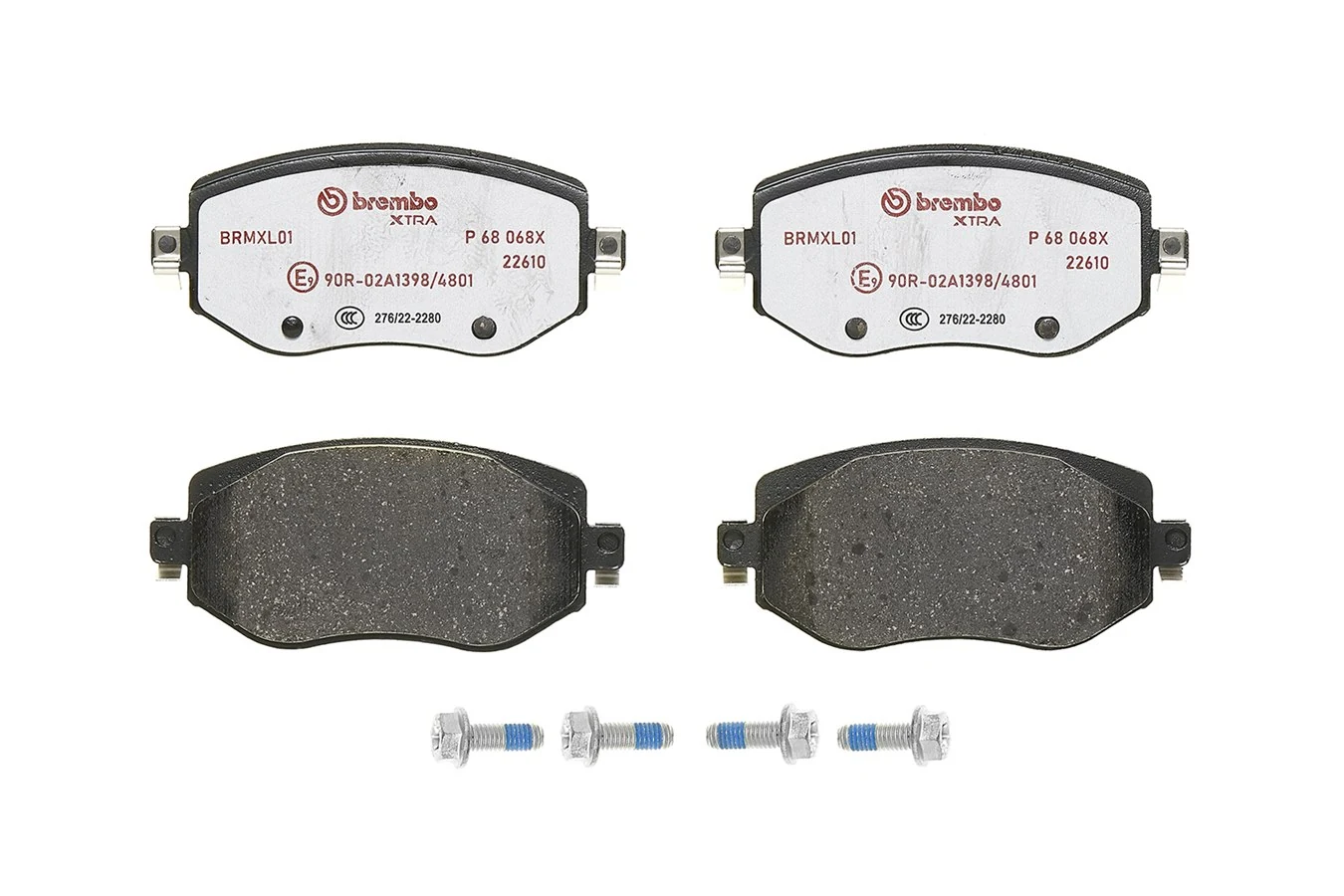 Kit de plaquettes de frein, frein à disque BREMBO P 68 068X