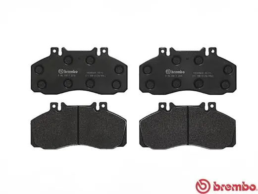 Kit de plaquettes de frein, frein à disque BREMBO P A6 008