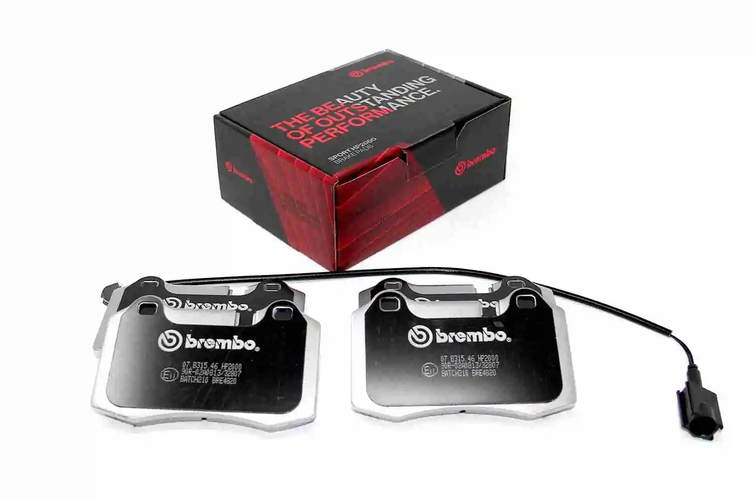 Kit de plaquettes de freins de haute performance BREMBO 07.B315.46