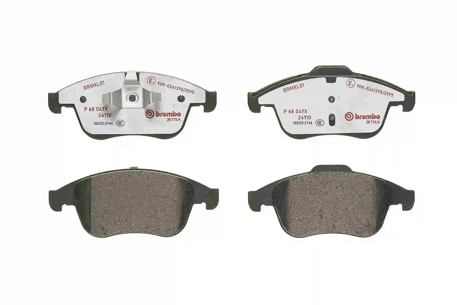 Kit de plaquettes de frein, frein à disque BREMBO P 68 047X