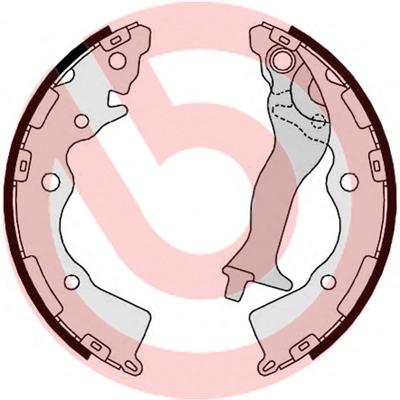 Jeu de mâchoires de frein BREMBO S 30 524