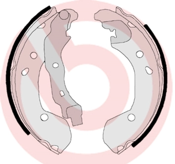 Jeu de mâchoires de frein BREMBO S 56 510