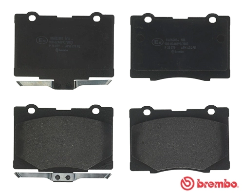Kit de plaquettes de frein, frein à disque BREMBO P 28 079