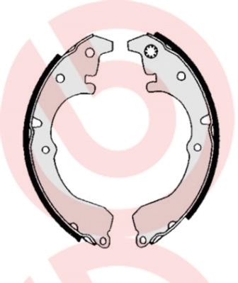 Jeu de mâchoires de frein BREMBO S 83 514