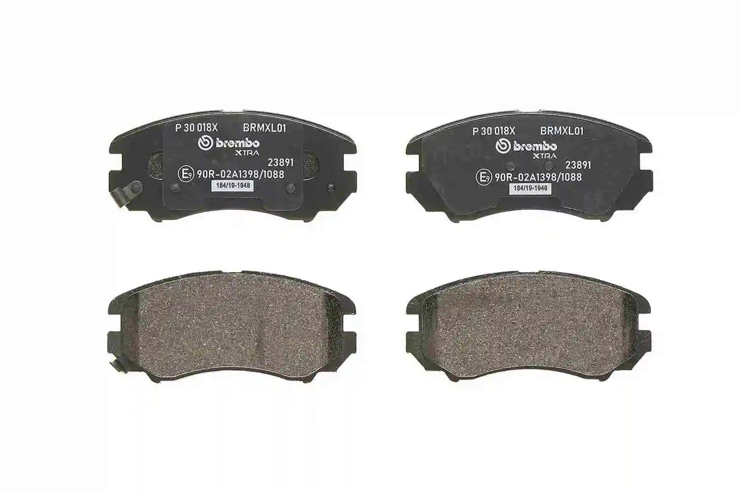 Kit de plaquettes de frein, frein à disque BREMBO P 30 018X