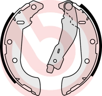 Jeu de mâchoires de frein BREMBO S 61 521