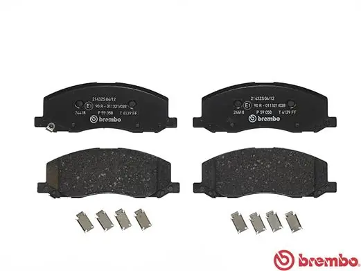 Kit de plaquettes de frein, frein à disque BREMBO P 59 058