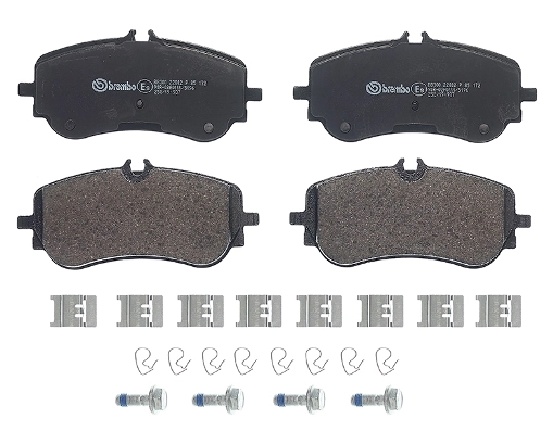 Kit de plaquettes de frein, frein à disque BREMBO P 85 172