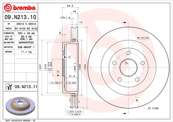 BREMBO 09.N213.11