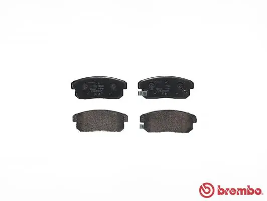 Kit de plaquettes de frein, frein à disque BREMBO P 10 005