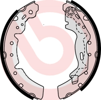 Jeu de mâchoires de frein BREMBO S 83 510