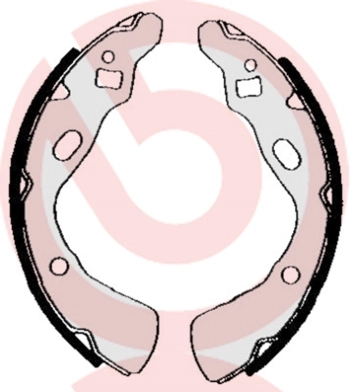 Jeu de mâchoires de frein BREMBO S 30 507