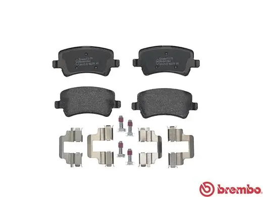 Kit de plaquettes de frein, frein à disque BREMBO P 24 078