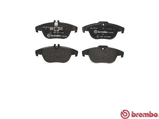 Kit de plaquettes de frein, frein à disque BREMBO P 50 068