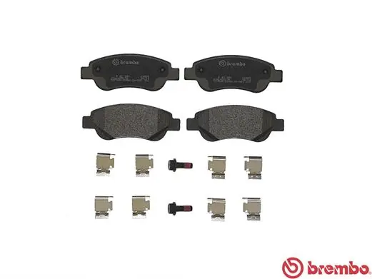 Kit de plaquettes de frein, frein à disque BREMBO P 61 081