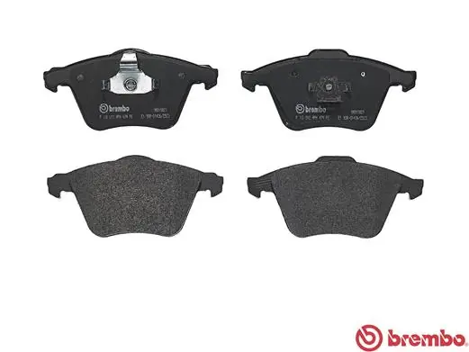 Kit de plaquettes de frein, frein à disque BREMBO P 10 012